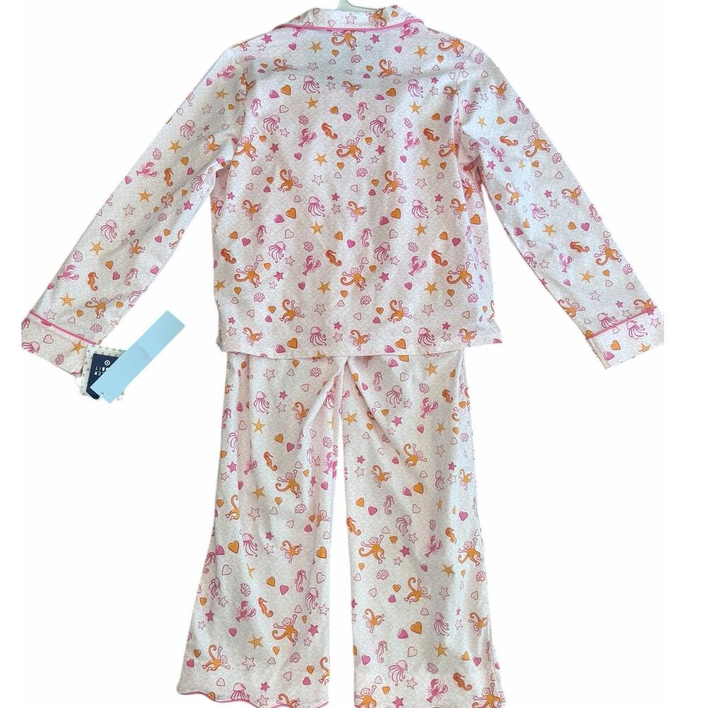 Roller Rabbit Sea Life Roller Rabbit x Target 🎯 Print Kids Pajama Set XL - Picture 4 of 5